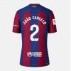 Barcelona Joao Cancelo #2 Hjemmedrakt Kvinner 2023-24 Kortermet